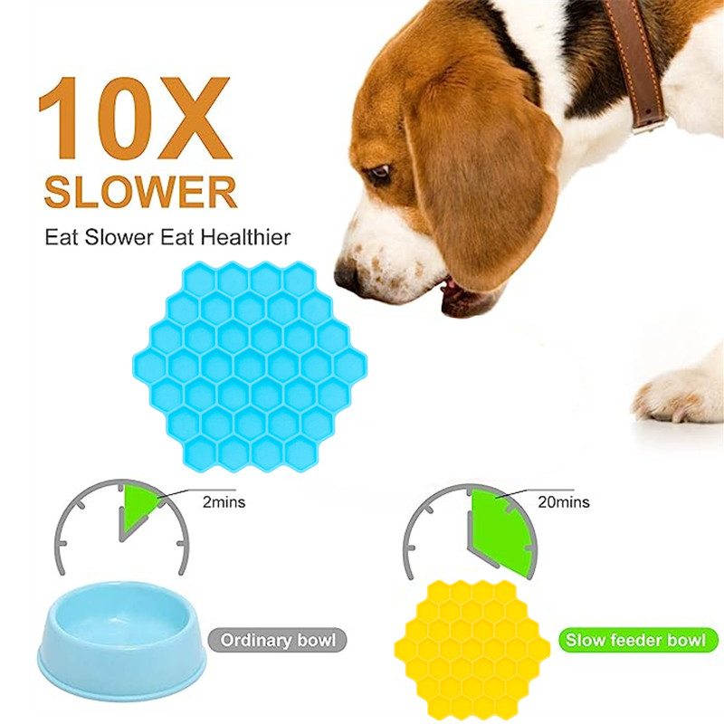 Pet Supplies Cat Honeycomb Fee - Silicone Suction Bowl recensione e prezzo