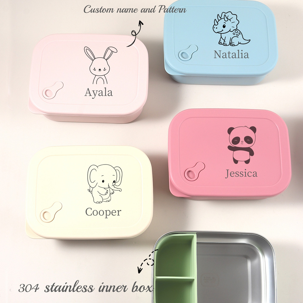 1200ml 1pc Custom Name & patte - Baby Food Tray recensione e prezzo