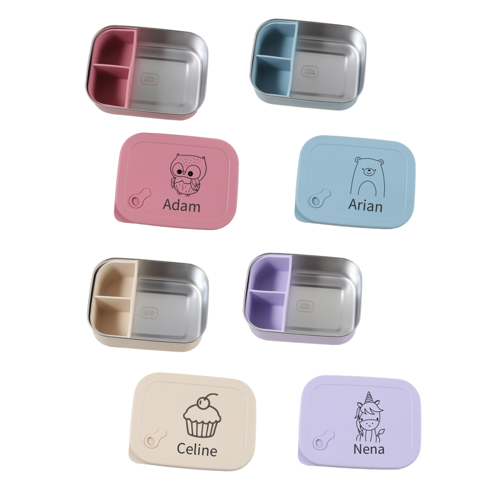 1200ml 1pc Custom Name & patte - Baby Food Tray recensione e prezzo