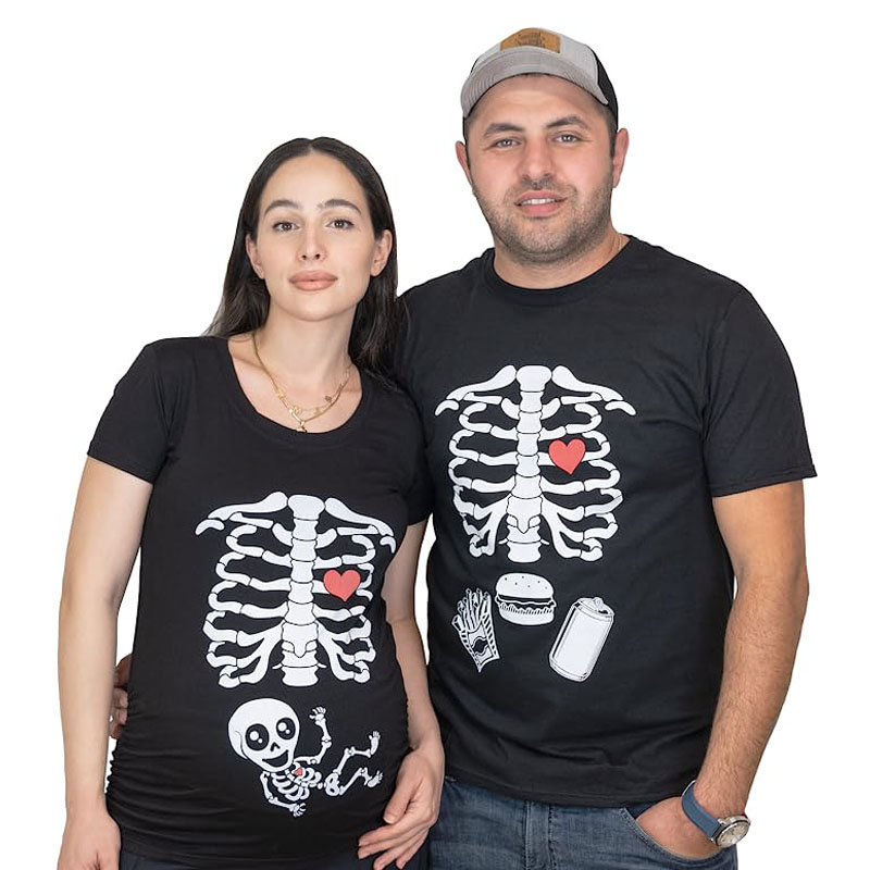 Maternity Halloween Skeleton T - Baby Food Intake recensione e prezzo