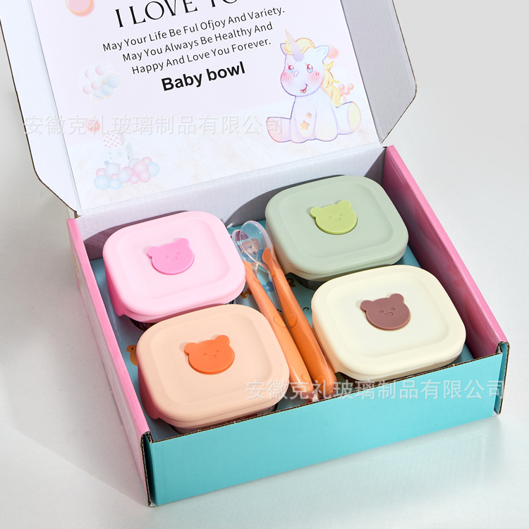 Reusable Square Silicone Baby  - Baby Food Tray recensione e prezzo