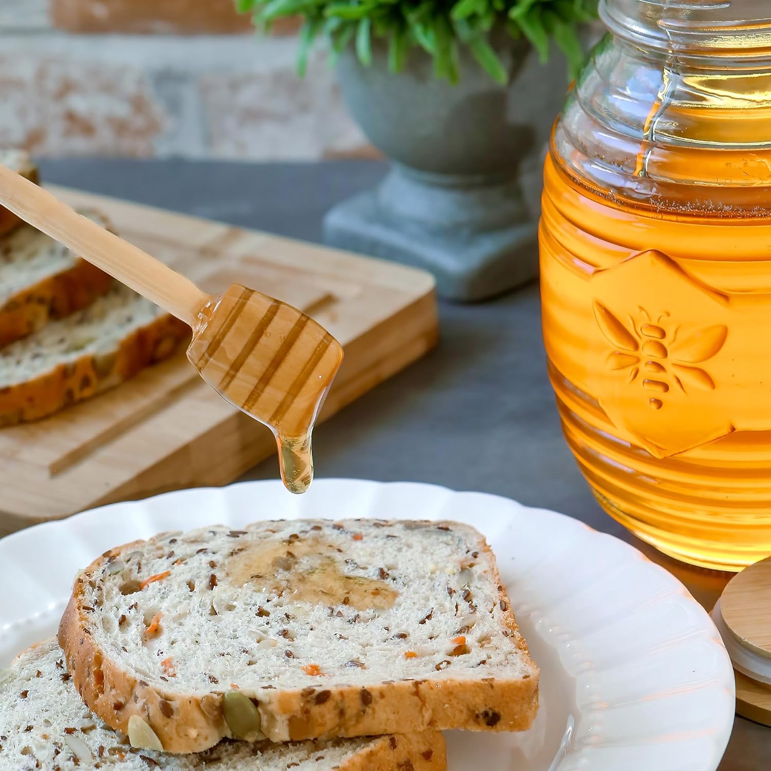 24oz. Bee Hive Shaped Honey Gl - Baby Food Intake recensione e prezzo