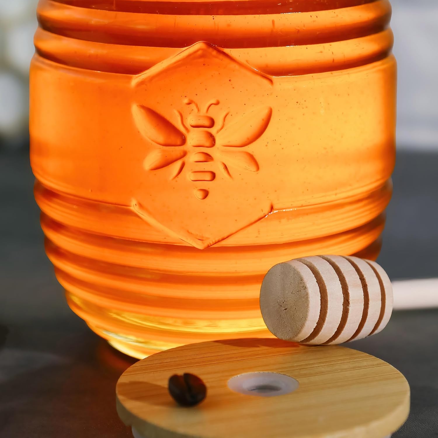 24oz. Bee Hive Shaped Honey Gl - Baby Food Intake recensione e prezzo