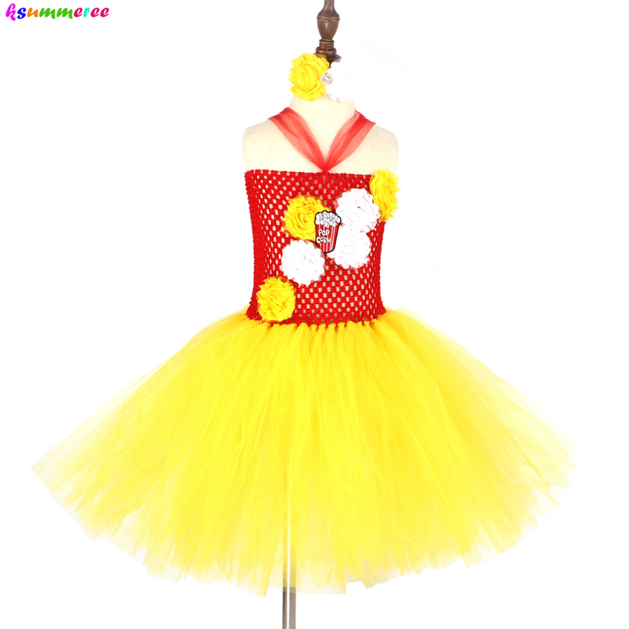 Fancy Popcorn Girl Tutu Dress  - Baby Food Intake recensione e prezzo