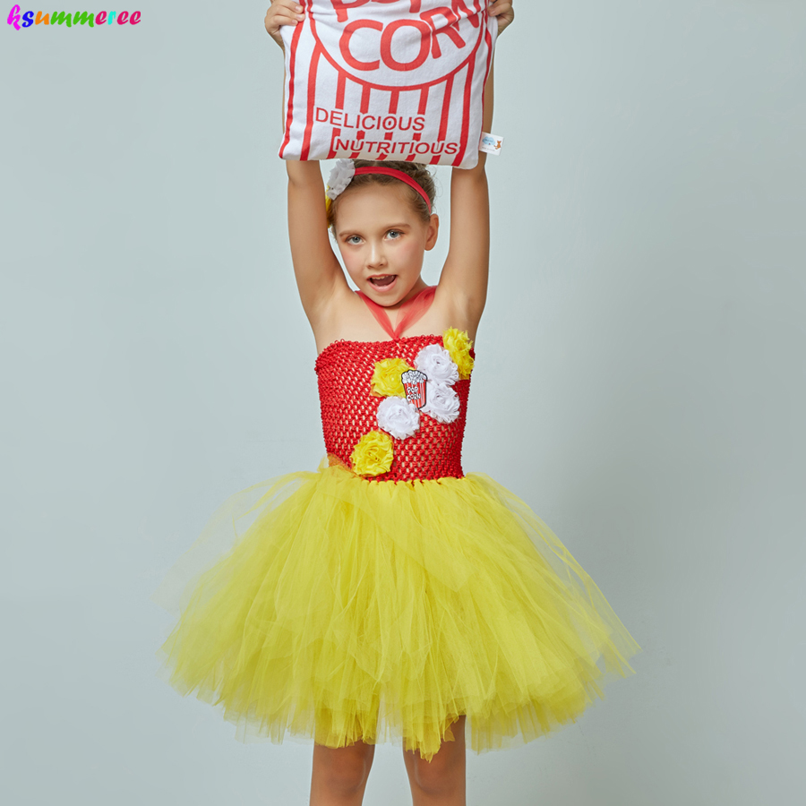 Fancy Popcorn Girl Tutu Dress  - Baby Food Intake recensione e prezzo