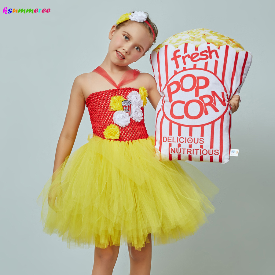 Fancy Popcorn Girl Tutu Dress  - Baby Food Intake recensione e prezzo