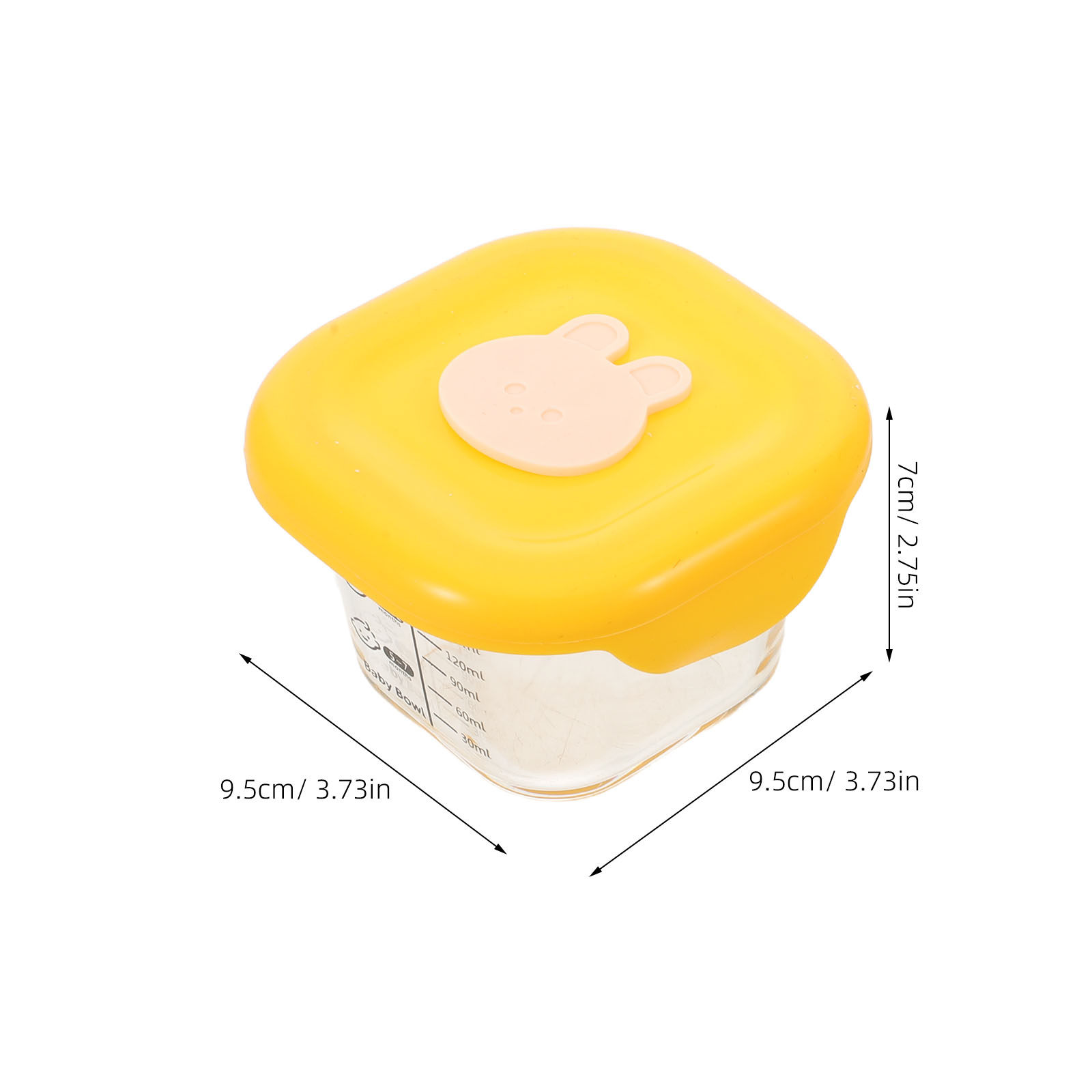 2Pcs Baby Food Storage Contain - Baby Food Yellow recensione e prezzo