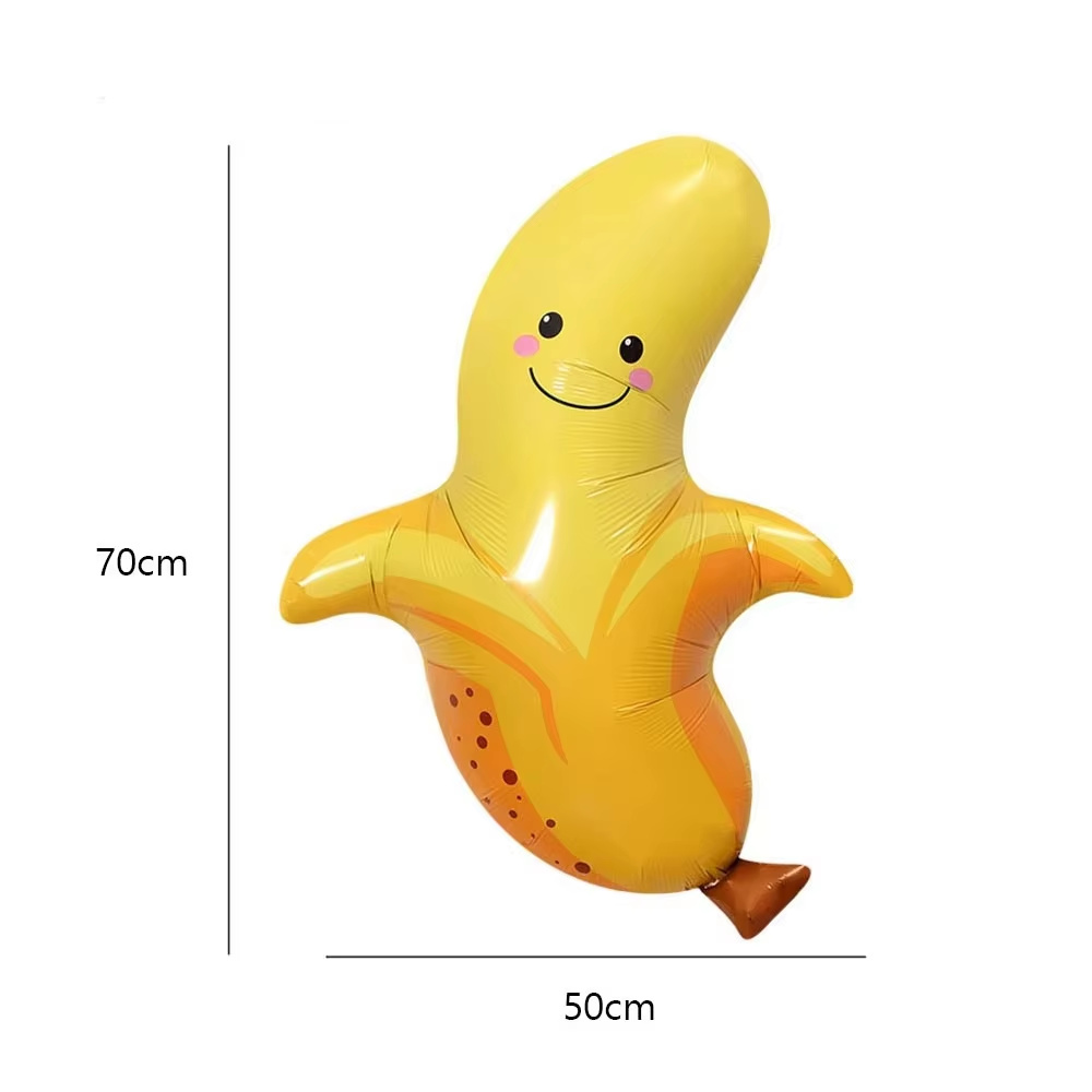 8Pcs Yellow Banana Balloons Cu - Baby Food Yellow recensione e prezzo