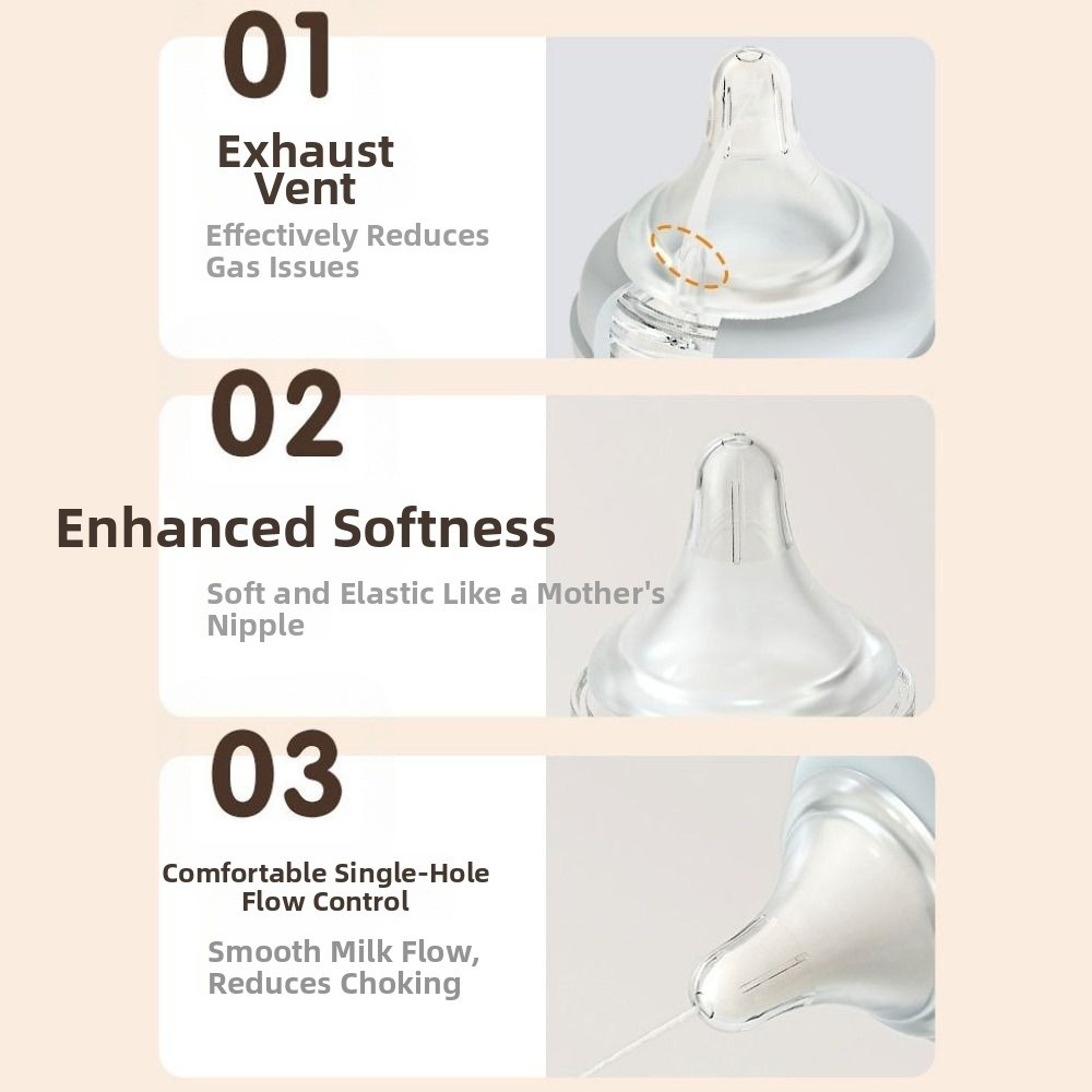 Glass Baby Bottle Anti-flatule - Baby Food Glass Containers recensione e prezzo