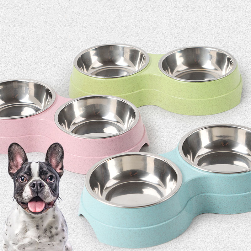 Double Bowls Stainless Steel P - Baby Food Cat recensione e prezzo