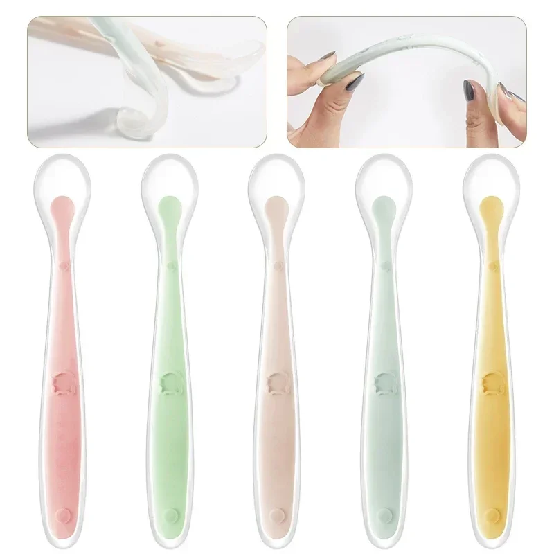 Soft Silicone Baby Spoon Toddl - Baby Food Tray recensione e prezzo