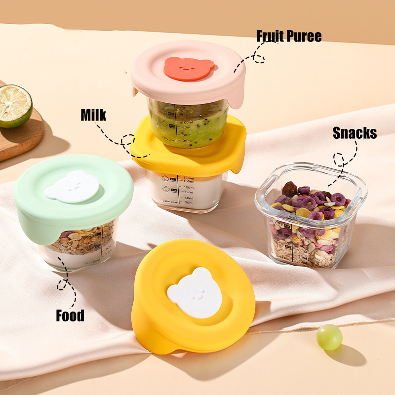 180ml Glass Baby Food Storage  - Baby Food Glass Containers recensione e prezzo