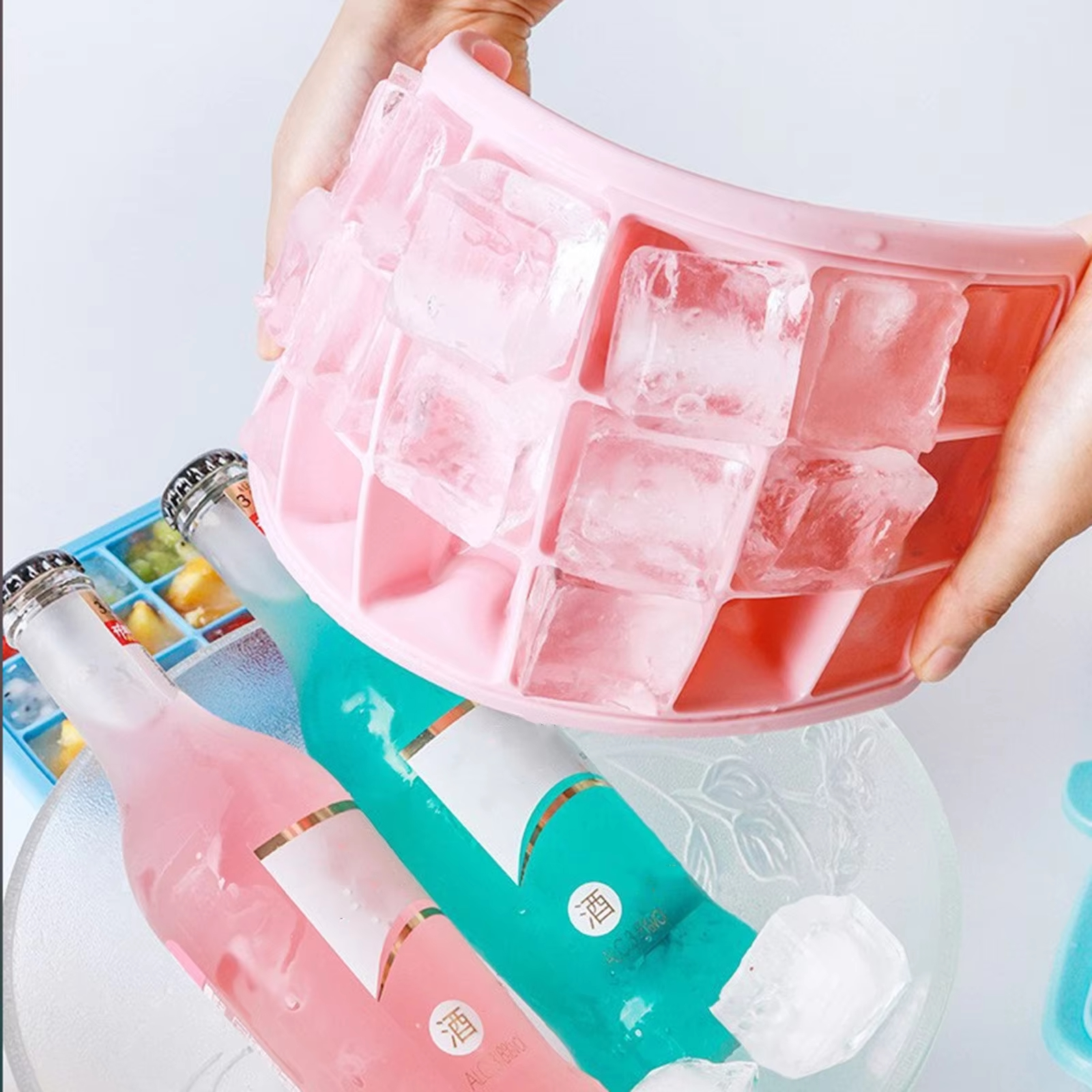 Silicone Ice Cubes Tray with L - Baby 1 Year Food recensione e prezzo