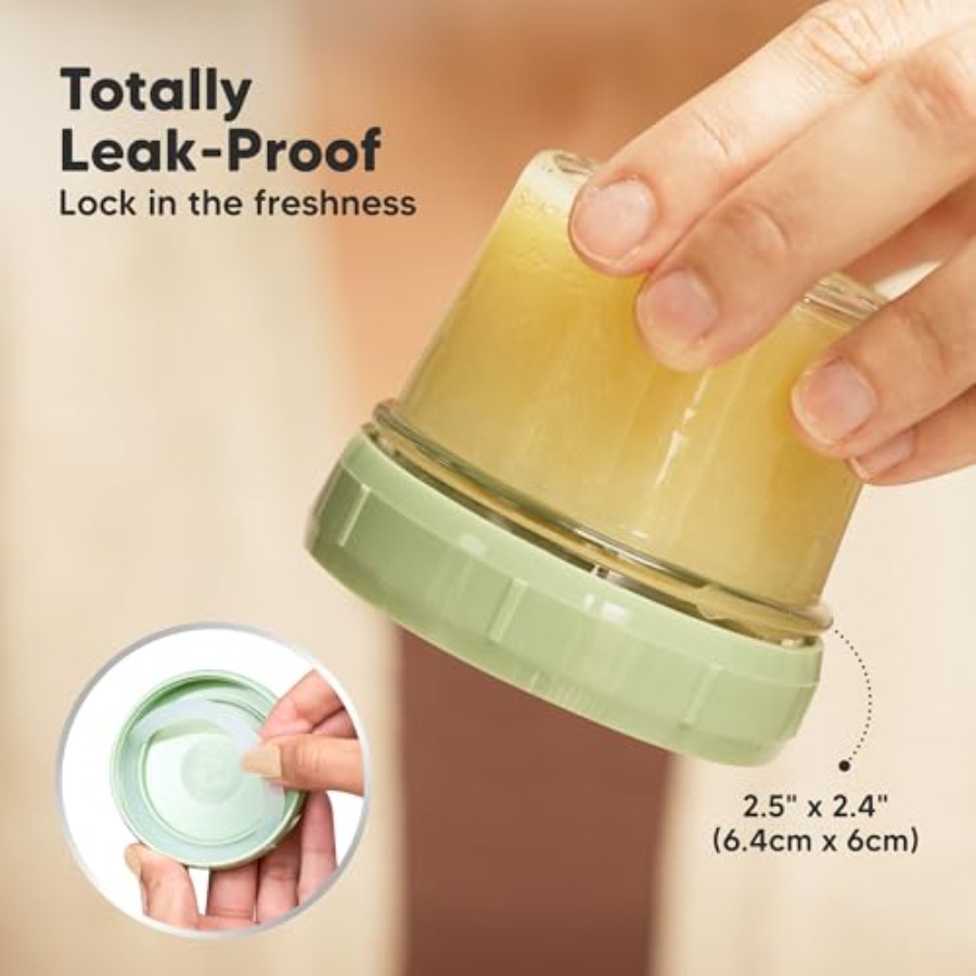 KeaBabies 6pk 4oz Glass Baby F - Baby Food Glass Containers recensione e prezzo