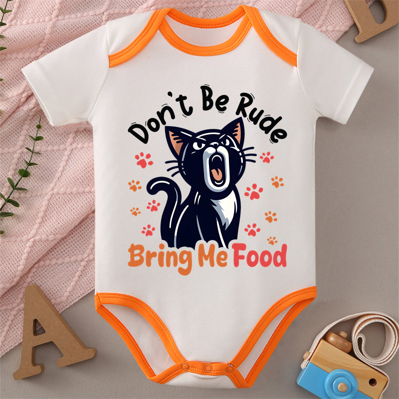 100% Cotton Onesie Don't Be Ru - Baby Food Intake recensione e prezzo