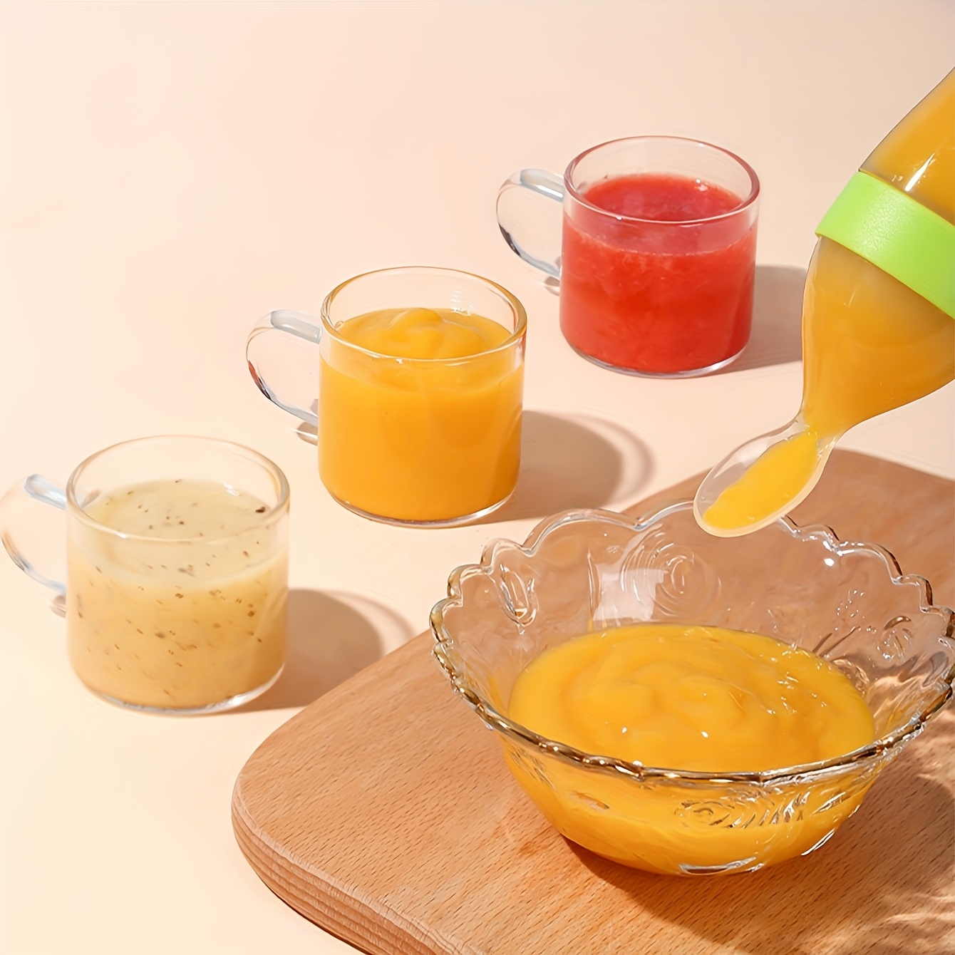 9pcs Feeding Cutlery:1 Silicon - Baby Food Jar recensione e prezzo