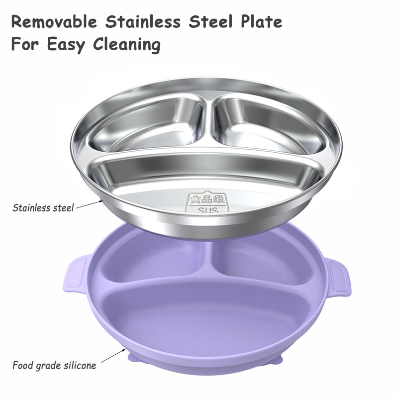 Baby Feeding Plate Stainless S - Silicone Suction Bowl recensione e prezzo