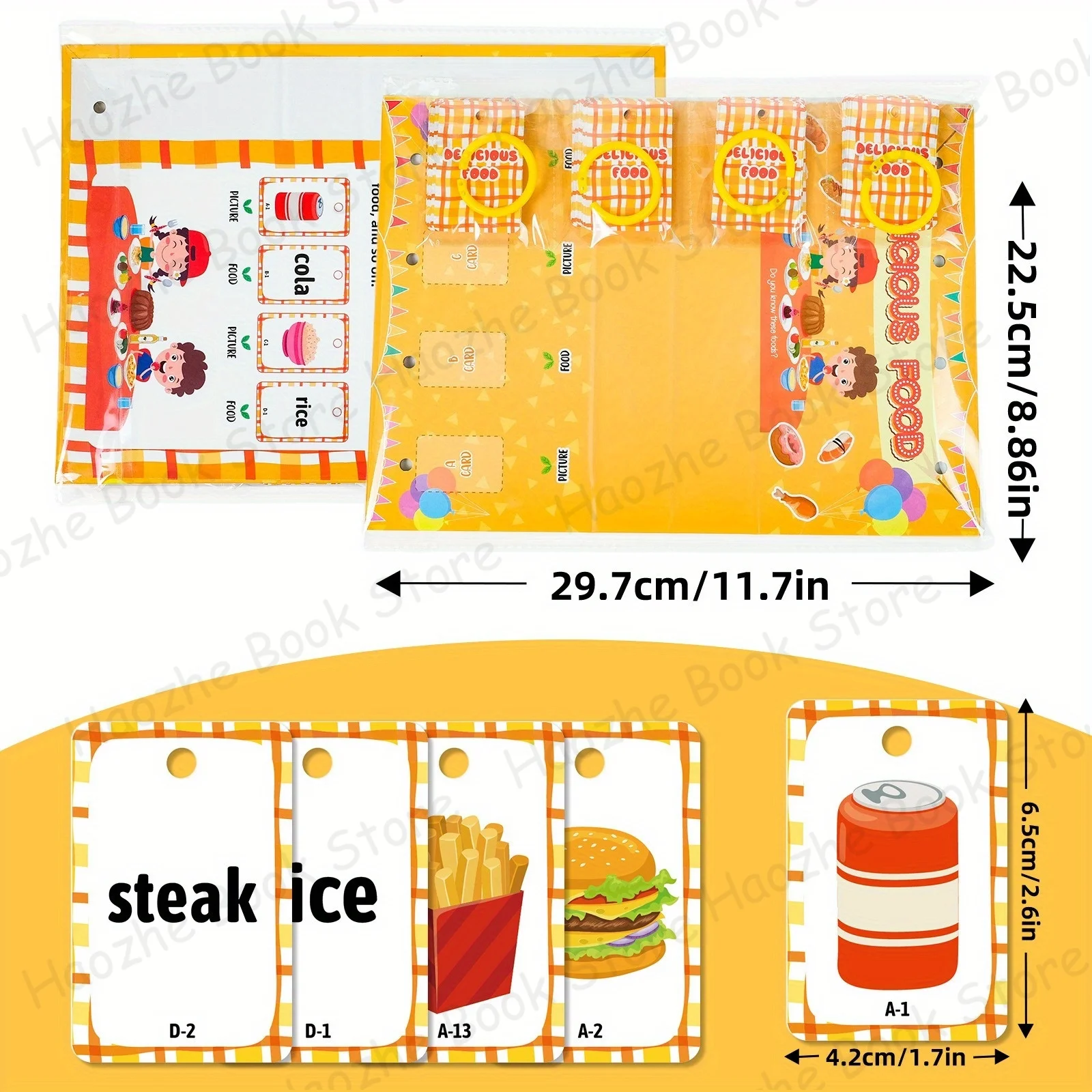 92Pcs Food Vocabulary Flash Ca - Baby Food Age recensione e prezzo