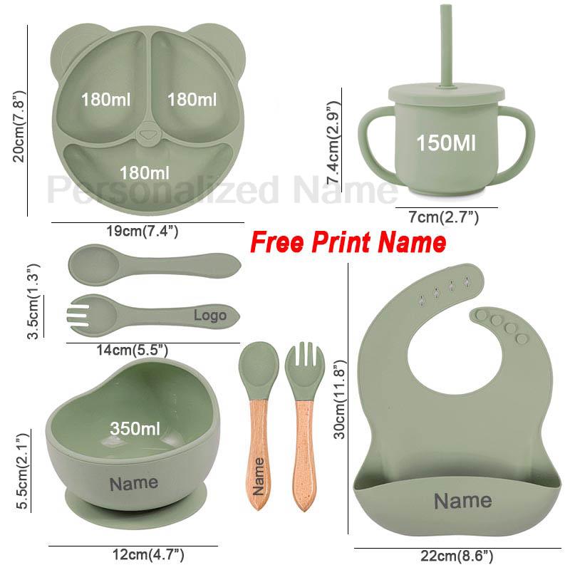 Feeding Set Silicone For Baby  - Silicone Suction Bowl recensione e prezzo